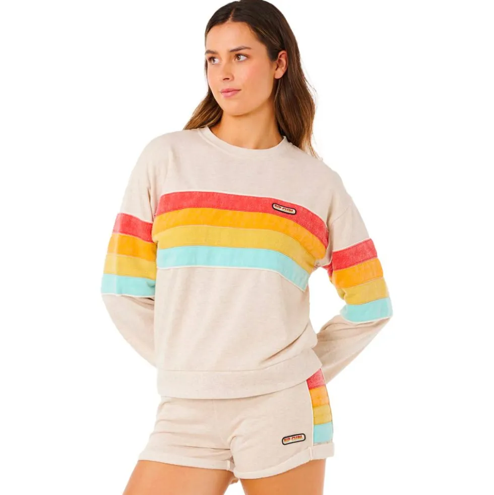 Maglione Rip Curl Surf Revival Relaxed Oatmeal