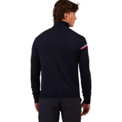 Maglione Rossignol Odysseus Full Zip Merino Dark Navy