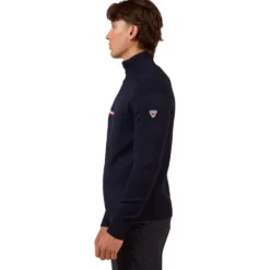 Maglione Rossignol Odysseus Full Zip Merino Dark Navy