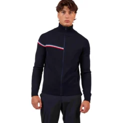 Maglione Rossignol Odysseus Full Zip Merino Dark Navy