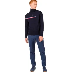 Maglione Rossignol Odysseus Half Zip Merino Dark Navy