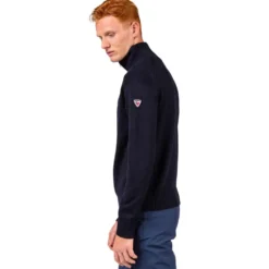 Maglione Rossignol Odysseus Half Zip Merino Dark Navy