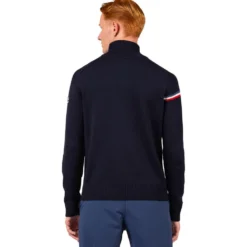 Maglione Rossignol Odysseus Half Zip Merino Dark Navy