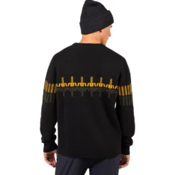 Maglione Rossignol Patterned Crewneck Black