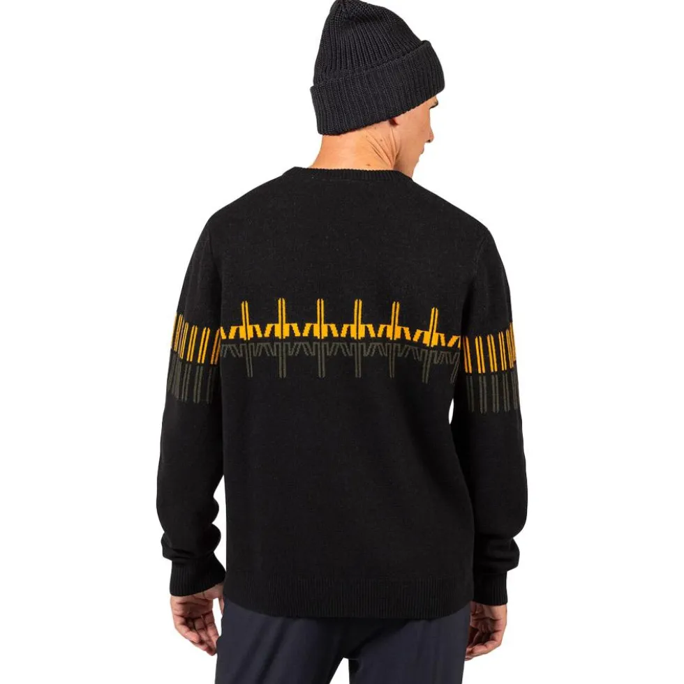 Maglione Rossignol Patterned Crewneck Black