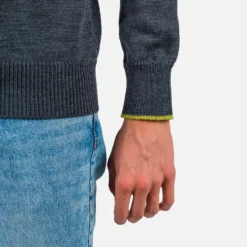 Maglione Rossignol Stripe Rn Knit New Onyx Grey