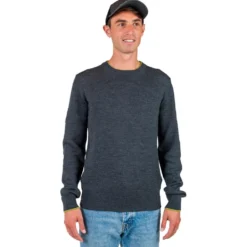 Maglione Rossignol Stripe Rn Knit New Onyx Grey