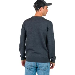 Maglione Rossignol Stripe Rn Knit New Onyx Grey