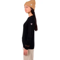 Maglione Rossignol W Corporate Crew Neck Black
