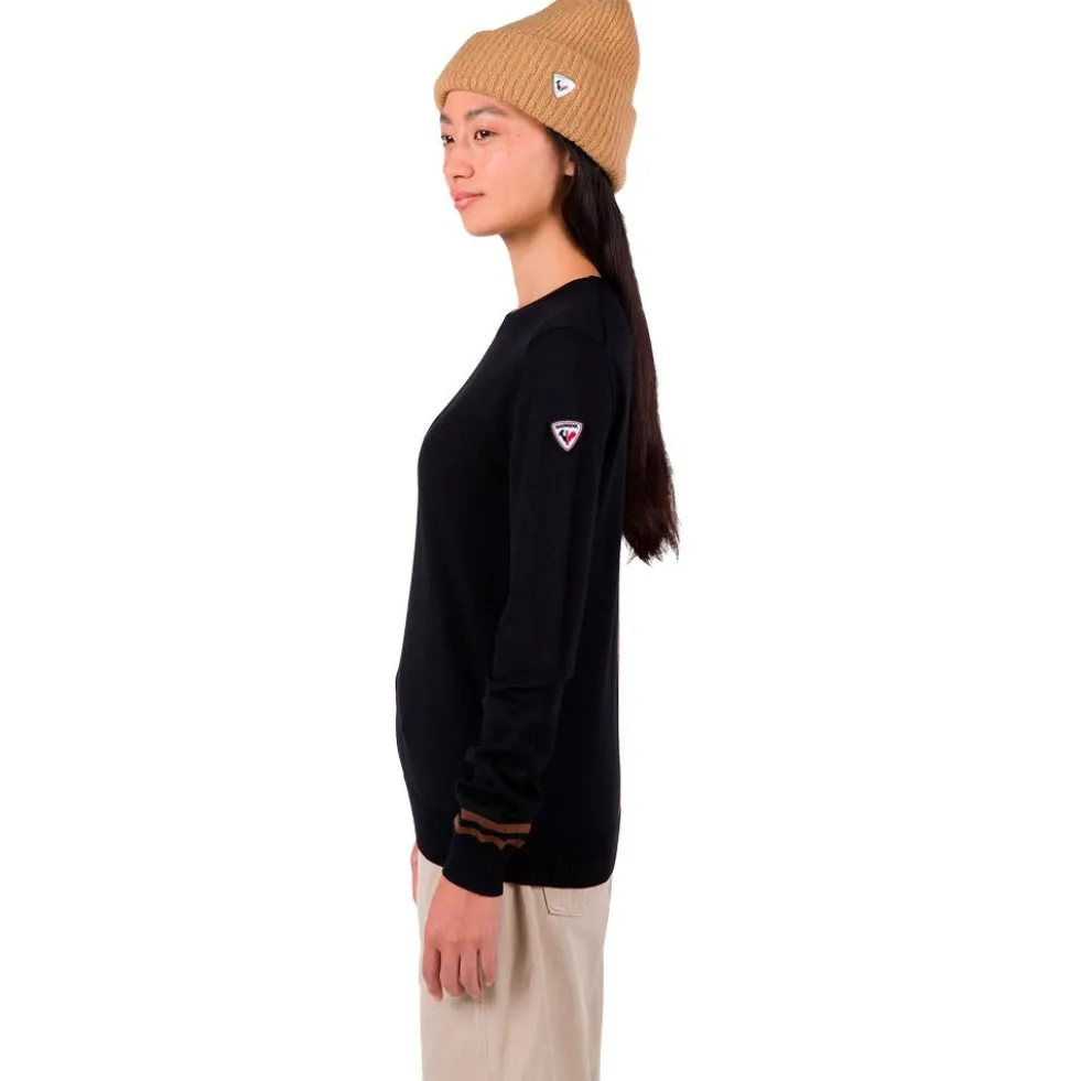 Maglione Rossignol W Corporate Crew Neck Black