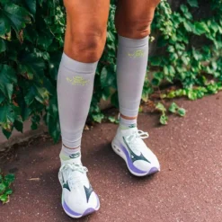 Manicotti di compressione Bv Sport Booster Elite Evolution Gris Lime