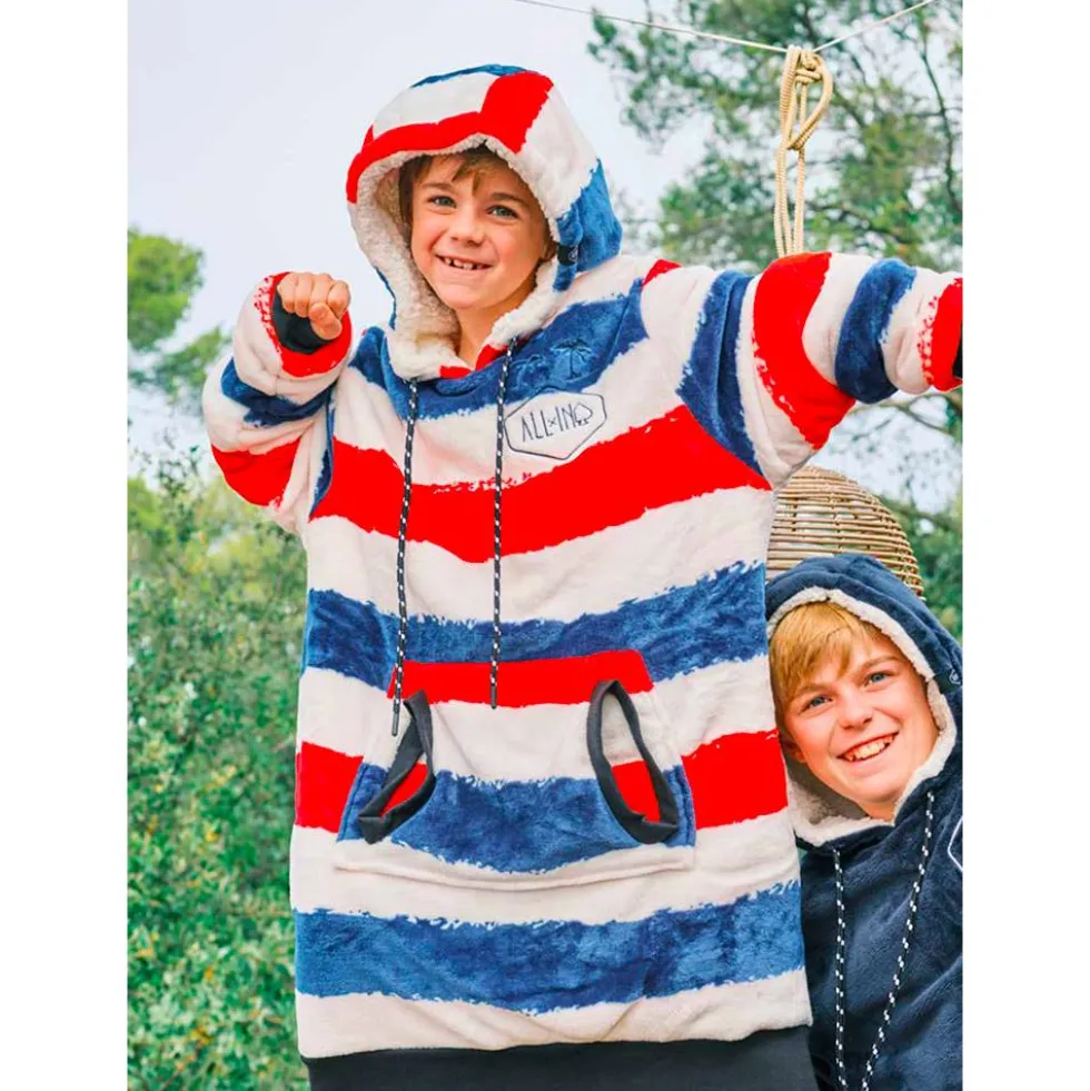 Mantelle All-In Poncho Plaid Junior Hawaii