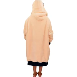 Mantelle All-In Poncho Plaid Junior Dark Pink