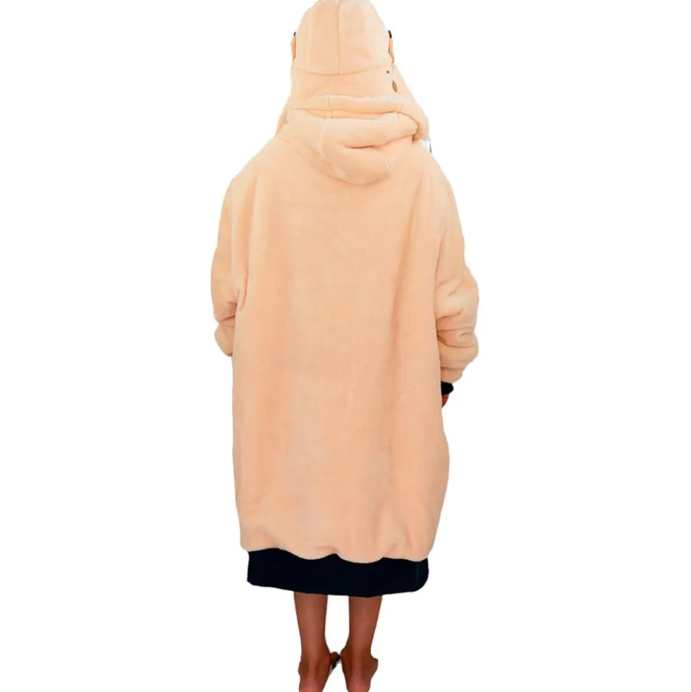 Mantelle All-In Poncho Plaid Junior Dark Pink