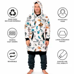Mantelle All-In Poncho Plaid Mexicano