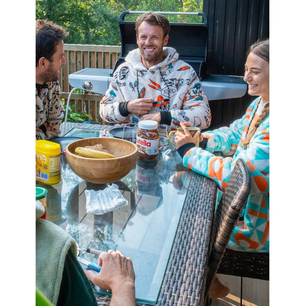 Mantelle All-In Poncho Plaid Mexicano