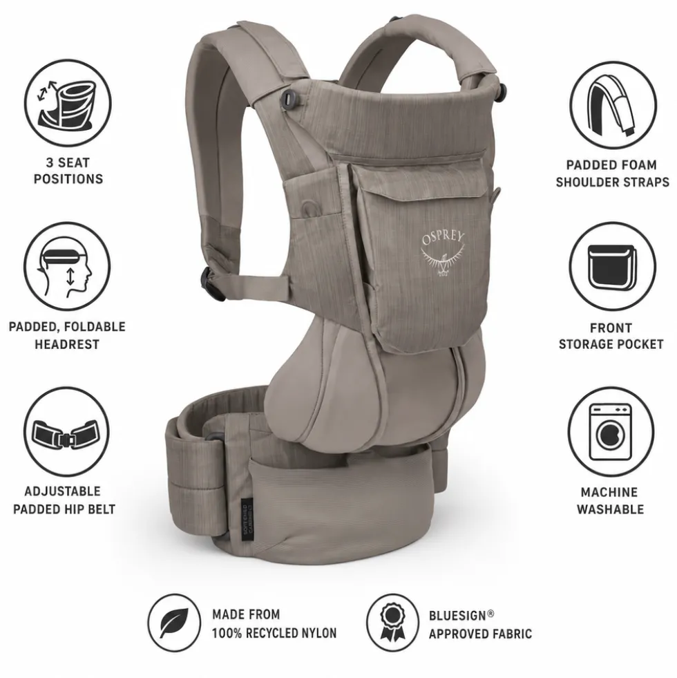 Marsupi Osprey Poco Soft Child Carrier Lt Tan Concrete