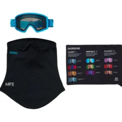 Maschera Anon Tracker 2.0 Island Blues Smoke