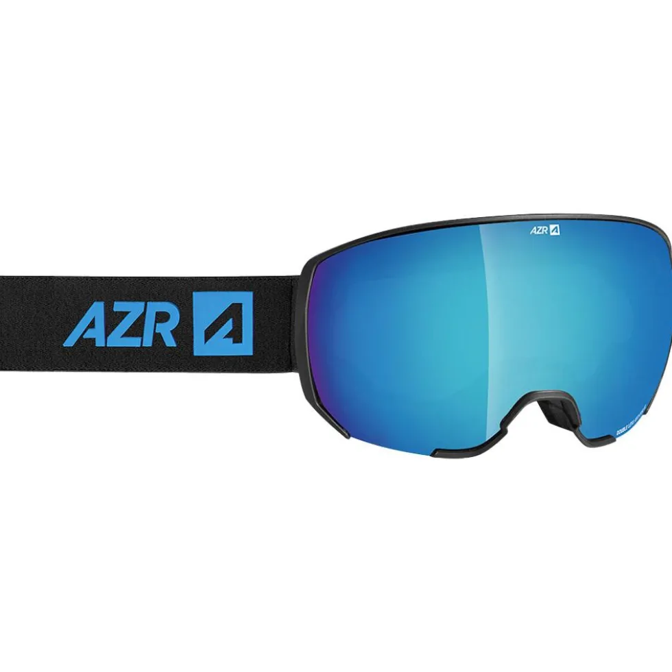 Maschera AZR Action Otg Noire Mate Full Bleu Multicouche