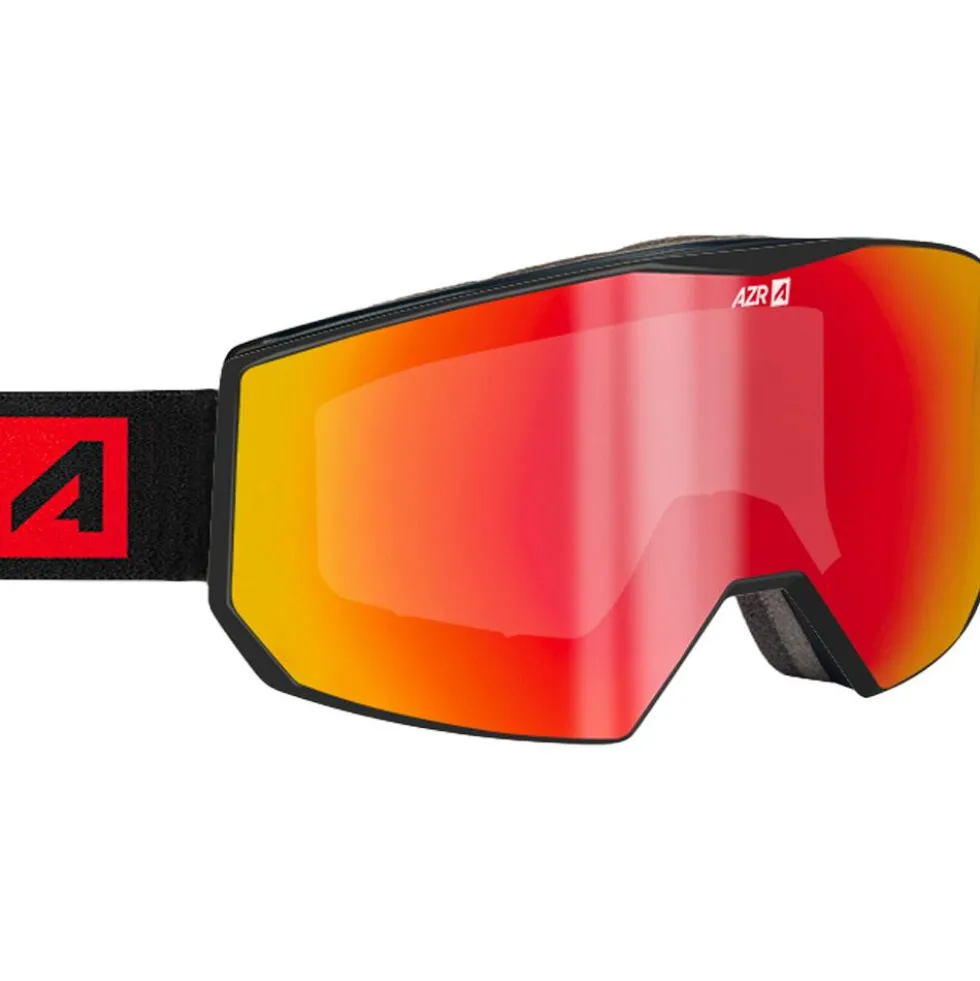 Maschera AZR Evolution Otg Noire Mate Full Rouge Multicouche