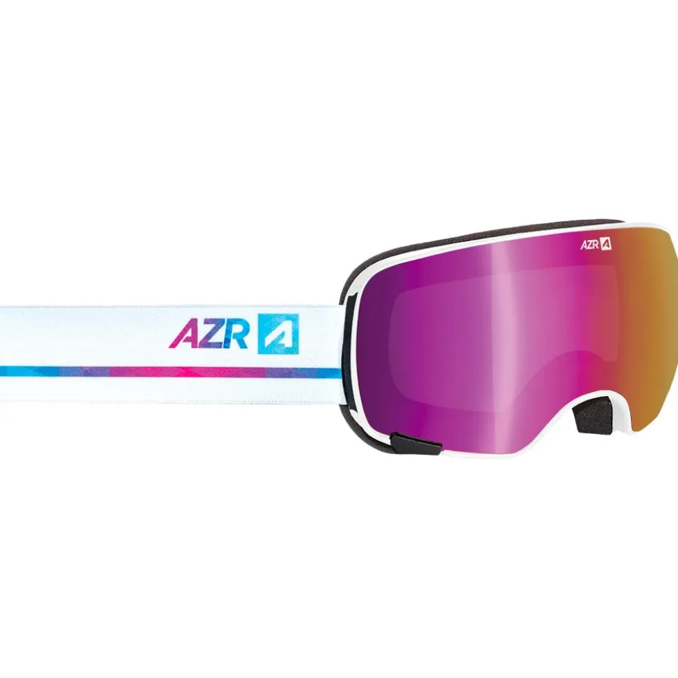 Maschera AZR Fusion Otg Blanche Vernie Full Rose Multicouche + Jaune