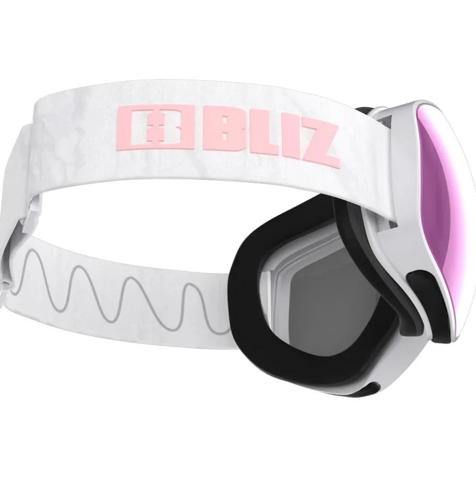 Maschera Bliz Floz Matte White Brown Pink Multi