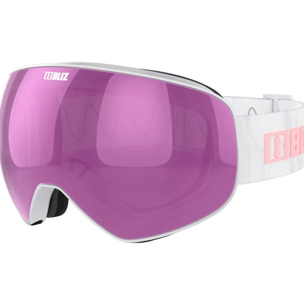 Maschera Bliz Floz Matte White Brown Pink Multi