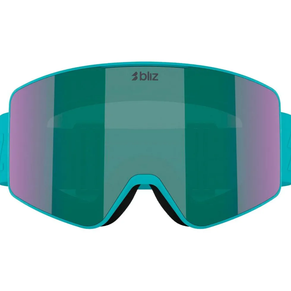 Maschera Bliz G001S Matte Turquoise Brown Green Multi