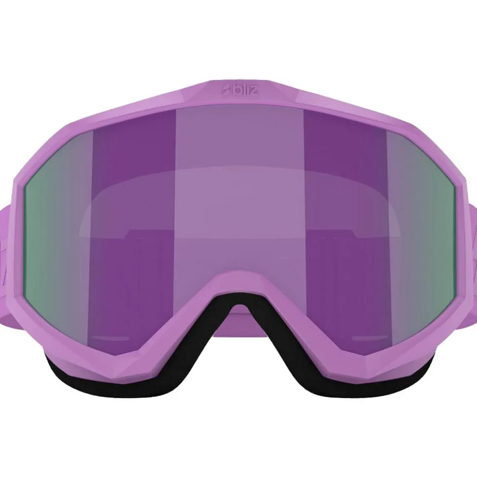 Maschera Bliz Liner Jr Matte Purple Brown Purple Multi