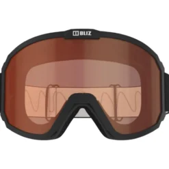 Maschera Bliz Rave Jr Matt Black Orange