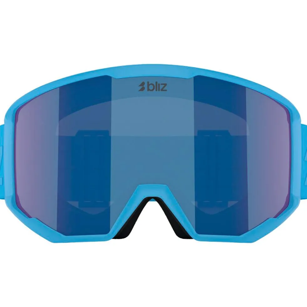Maschera Bliz Spark Matte Blue Brown Blue Multi