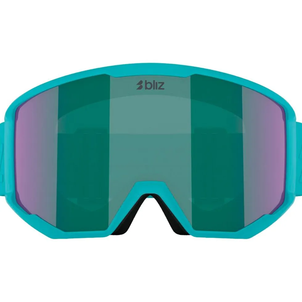 Maschera Bliz Spark Matte Turquoise Brown Green Multi