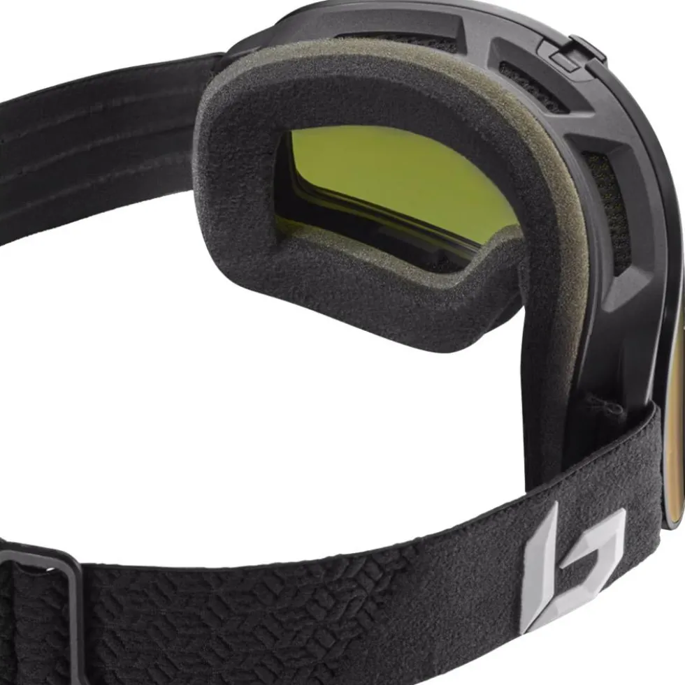 Maschera Bollé Nevada Neo Black Matte Sunrise + Light Vermillon Blue