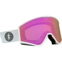 Maschera Electric Kleveland S Matte White Pink Chrome