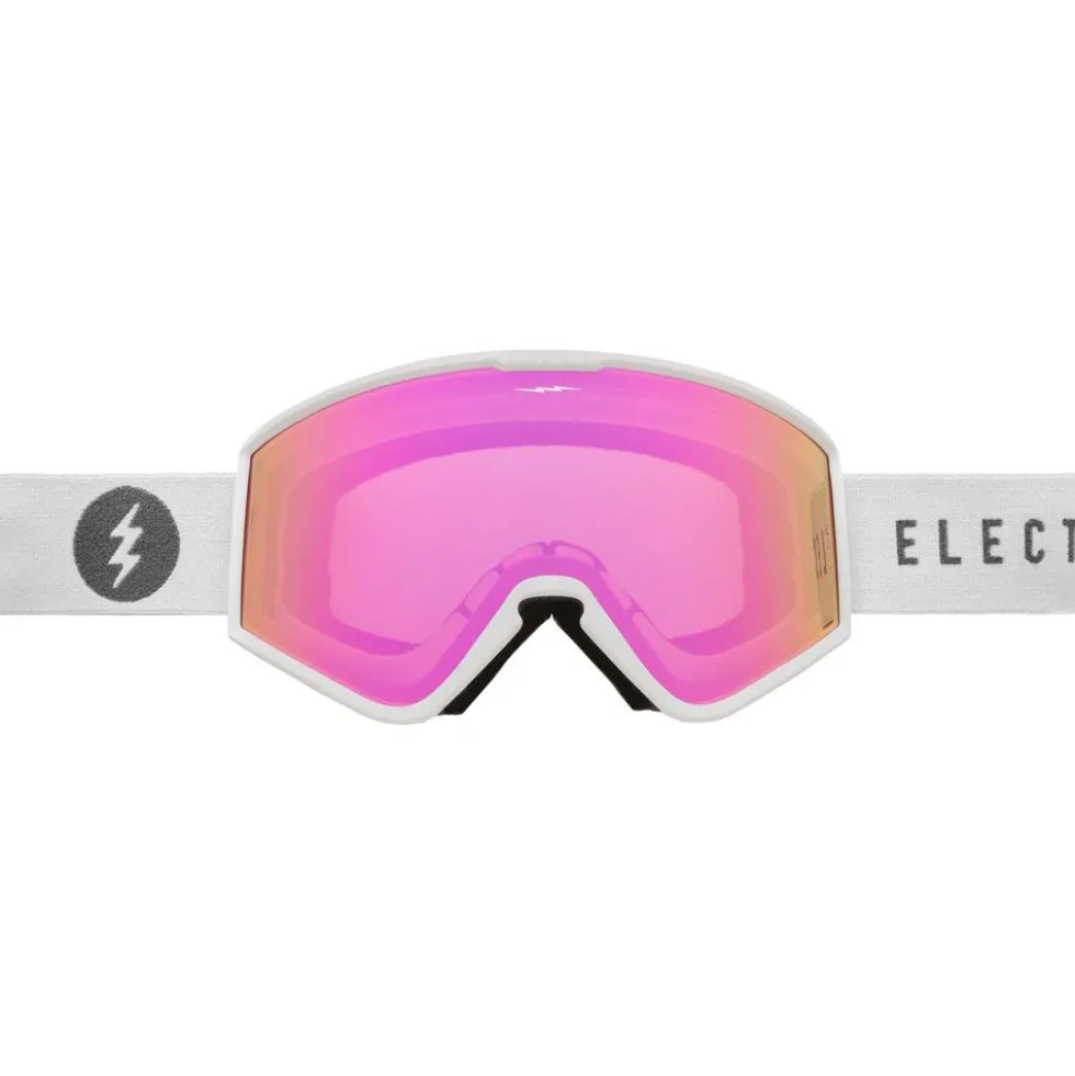 Maschera Electric Kleveland S Matte White Pink Chrome