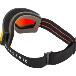 Maschera Electric Kleveland S Matte Black Red Chrome
