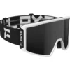 Maschera Flaxta Evoke Black White Black Mirror Lens