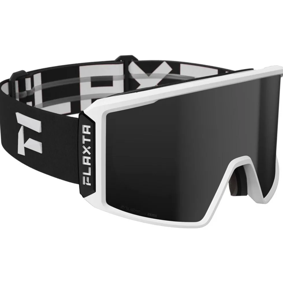 Maschera Flaxta Evoke Black White Black Mirror Lens