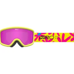 Maschera Giro Chico 2.0 Yellow Flowers Amber Pink