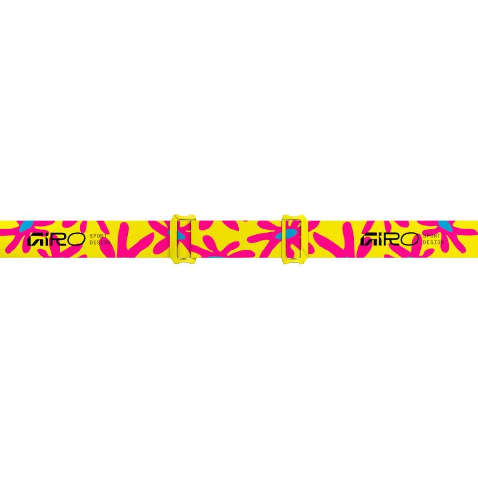 Maschera Giro Chico 2.0 Yellow Flowers Amber Pink