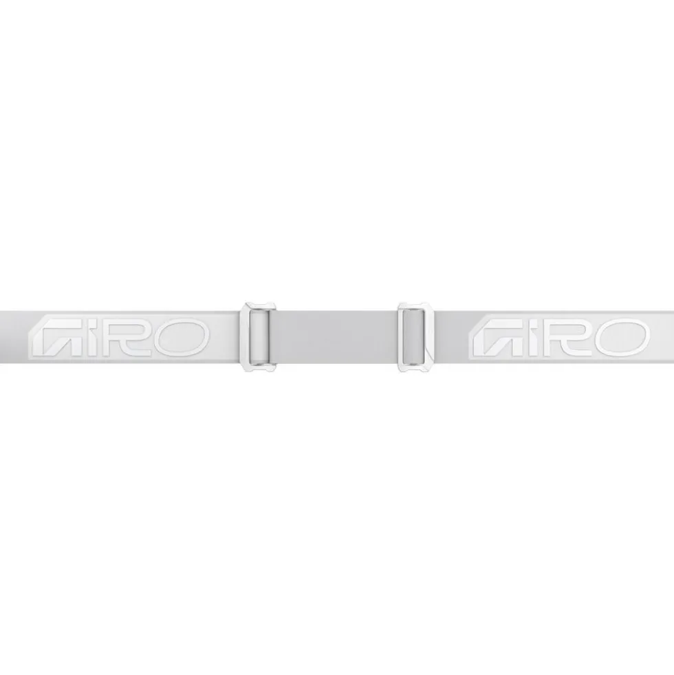 Maschera Giro Contour White Wordmark Vivid Onyx + Vivid Infrared