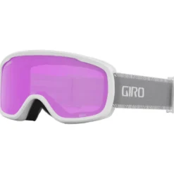 Maschera Giro Moxie White Grey Chute Amber Pink + Yellow
