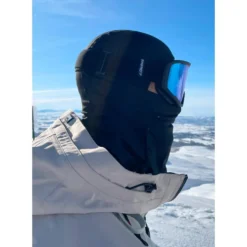 Maschera Glisshop Mountain Belledonne Black Adaptive Blue Mirror