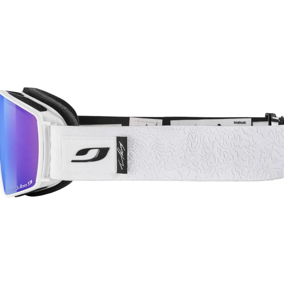 Maschera Julbo Launcher Blanc Family Series Reactiv 1-3 Glare Control