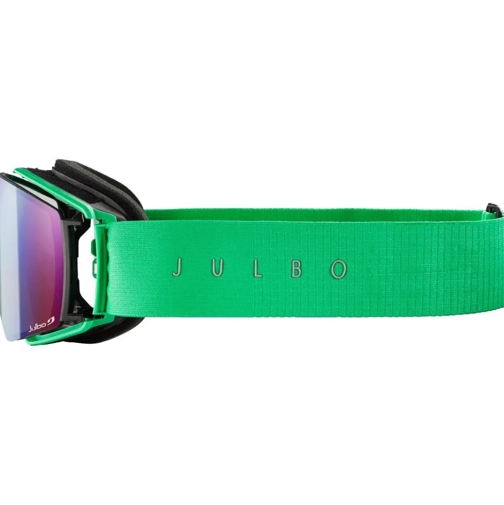 Maschera Julbo Launcher Vert Fluo Noir Reactiv 0-4 High Contrast