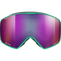 Maschera Julbo Launcher Vert Fluo Noir Reactiv 0-4 High Contrast