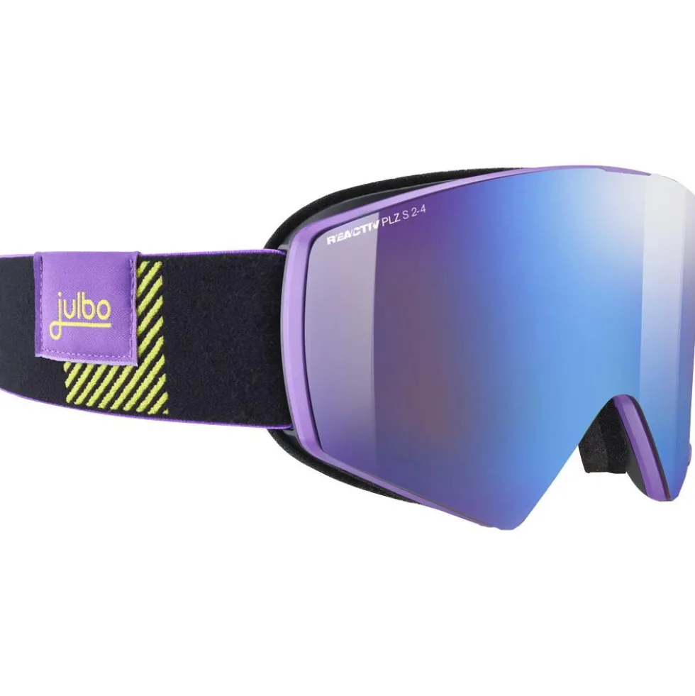 Maschera Julbo Razor Edge Violet Noir Reactiv 2-4 Polarized