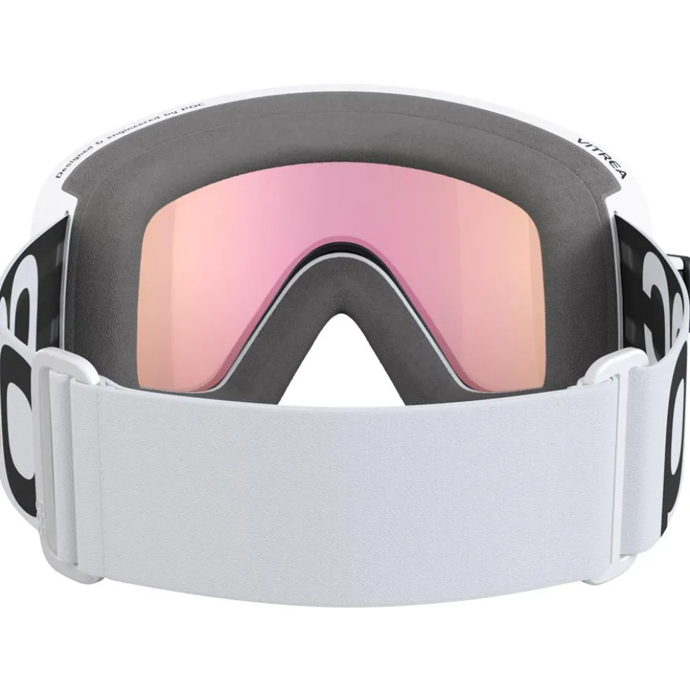 Maschera Poc Vitrea Hydrogen White Clarity Intense Partly Sunny Orange