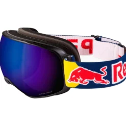 Maschera Red Bull Spect Alley Oop Matte Black Blue Grey with Blue Mirror Snow