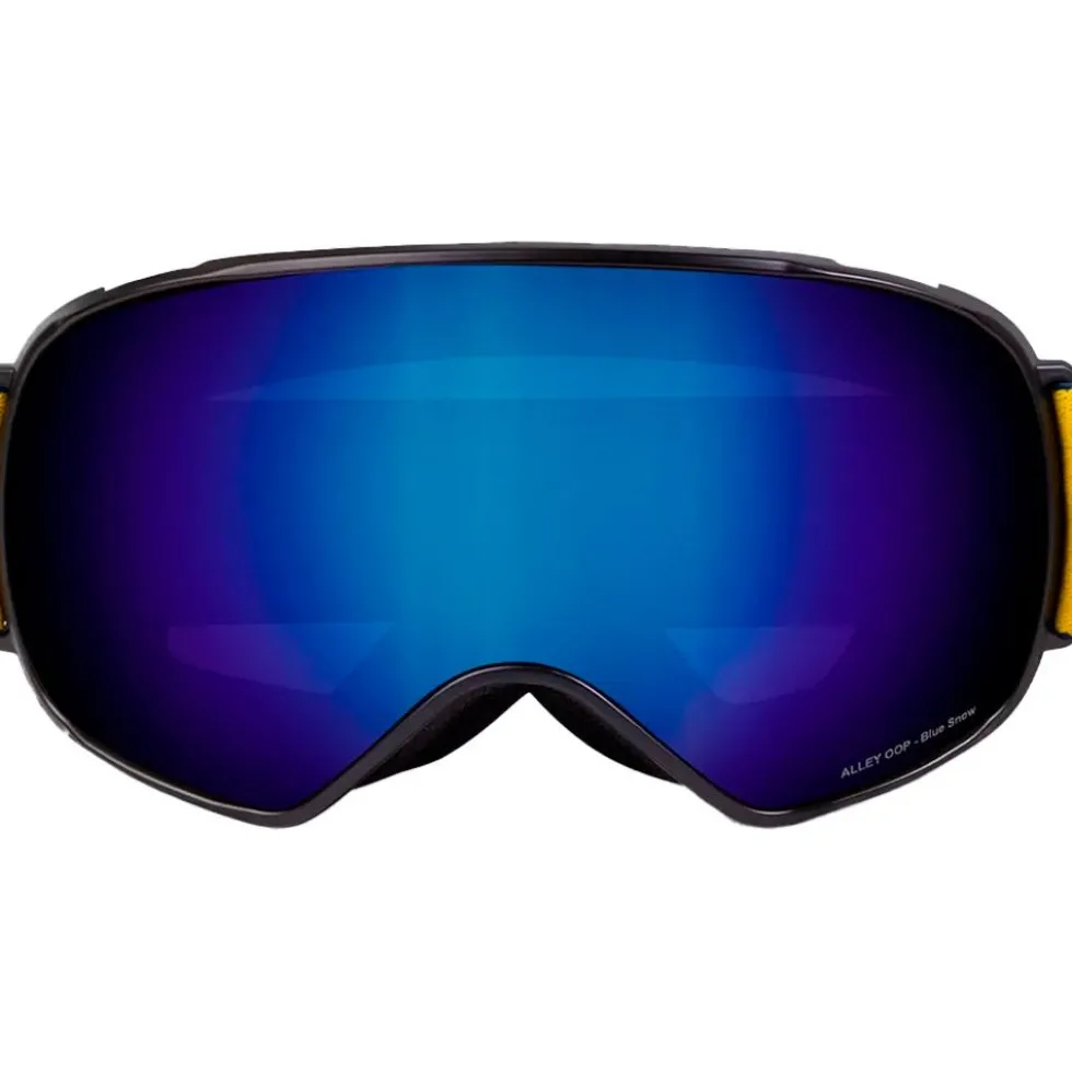 Maschera Red Bull Spect Alley Oop Matte Black Blue Grey with Blue Mirror Snow